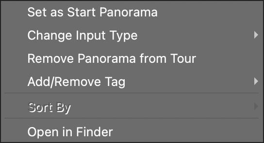 Thumbnail Context Menu