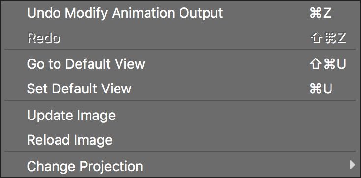 Viewer Context Menu