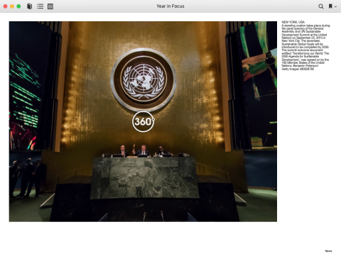 Panorama in iBooks - Getty Images