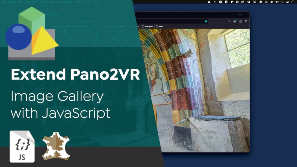 A thumbnail image for the Extending Pano2VR: Image Gallery with JavaScript video tutorial by Thomas Bredenfeld.