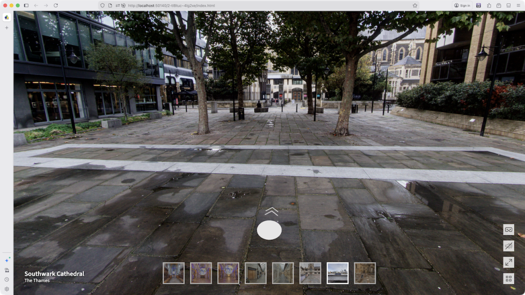 Pano2VR 8's new skin called Quaranta.