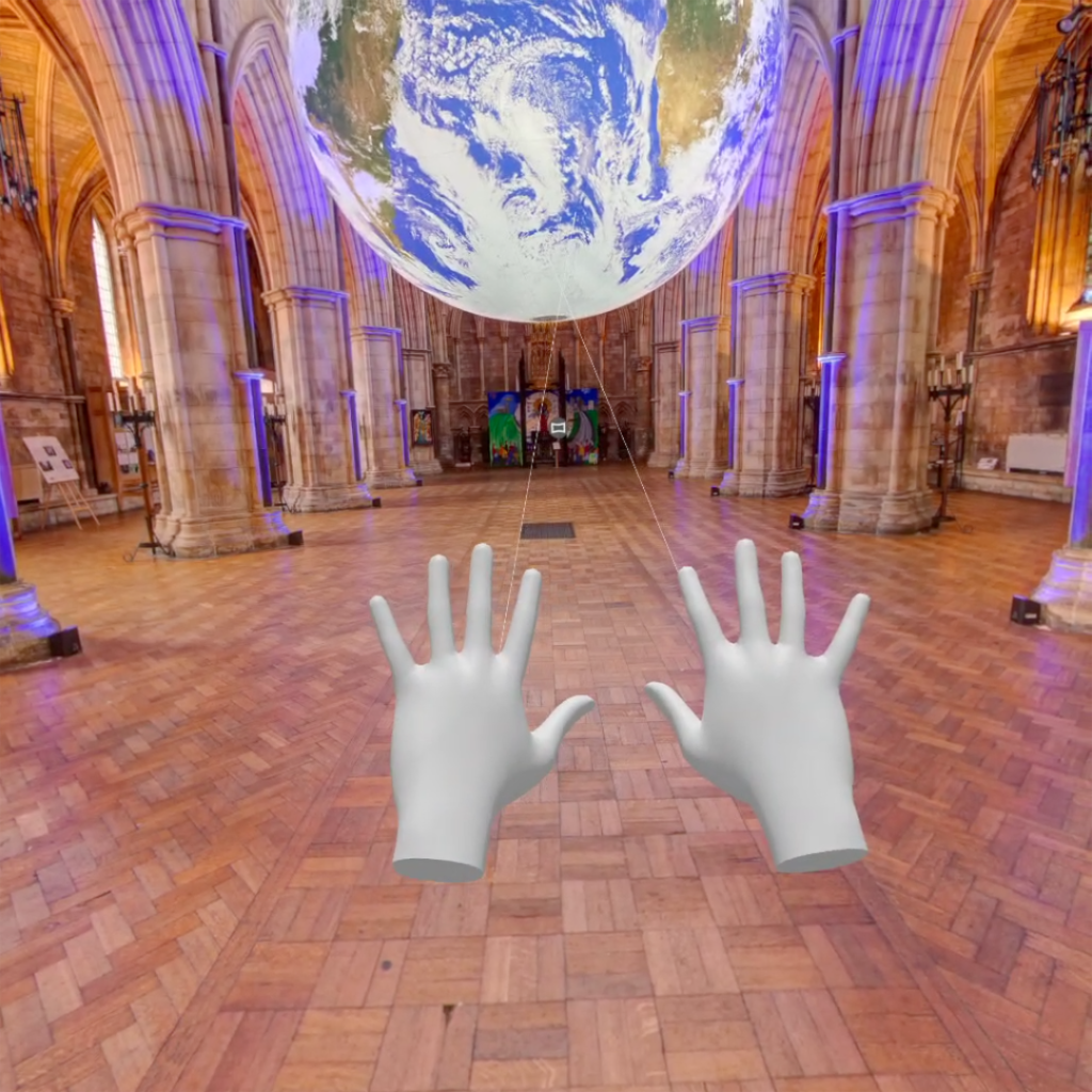 Choose to have natural-looking hands in virtual reality.