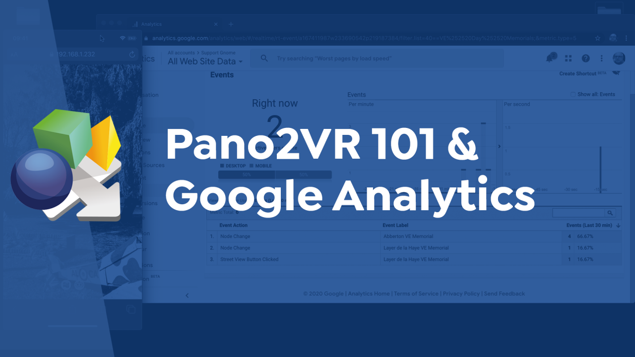 Pano2VR 101 and Google Analytics